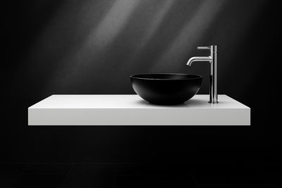 Plan Stone 120 cm en blanc