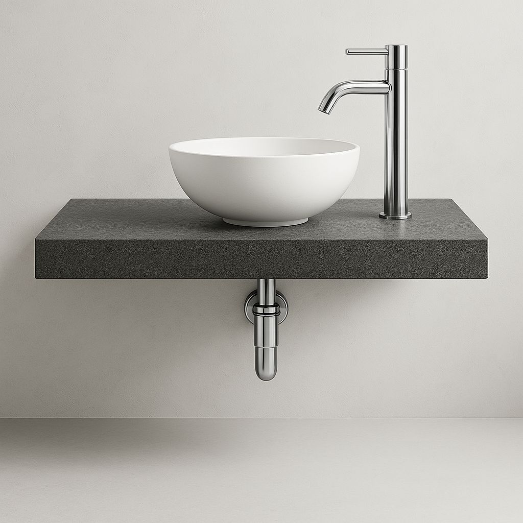 Plan Stone 90 cm granité gris