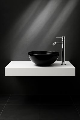 Plan Stone 90 cm en blanc
