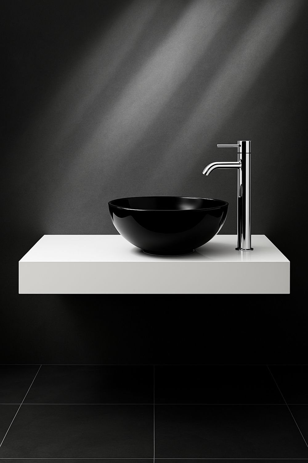 Plan Stone 90 cm en blanc