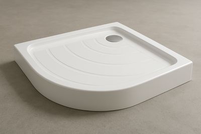 Receveur d&#39;angle Bermudes  80 x 80 cm ou 90 x 90 cm sans vidage