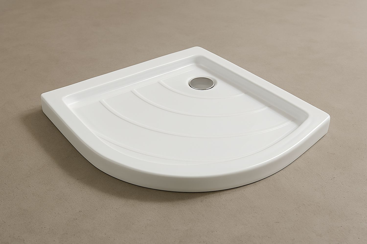 Receveur d&#39;angle Java 90 x 90 cm sans vidage