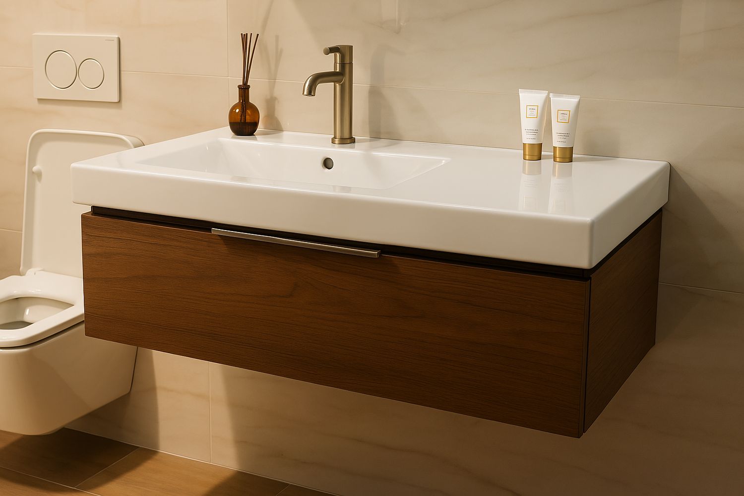 Meuble de salle de bains à un tiroir pour lavabo Geberit Xeno² 90 cm (sans vasque)