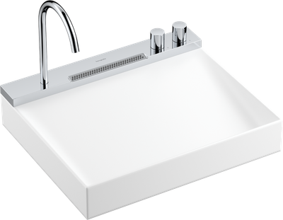 Lavabo à poser Hansgrohe Avalegra AquaUnit avec mitigeur