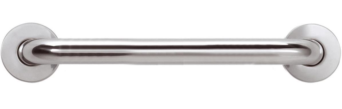 Barre d&#39;appui 80 cm Nofer en chromé brillant