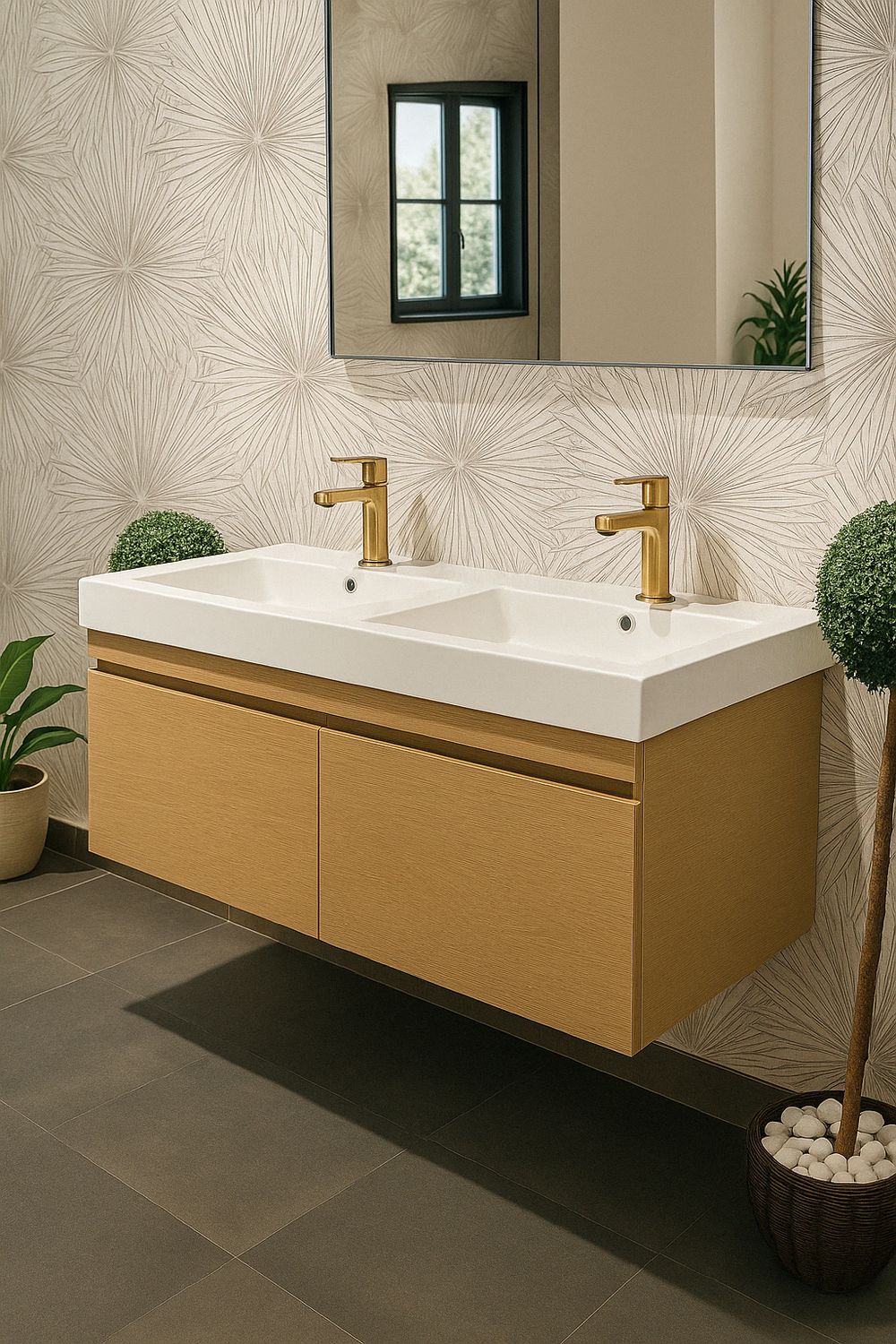 Bathroom Furniture Surf 120 cm with Two Drawers (Without Basin)