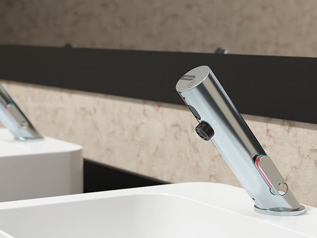 Robinetterie pour personne à mobilité réduite