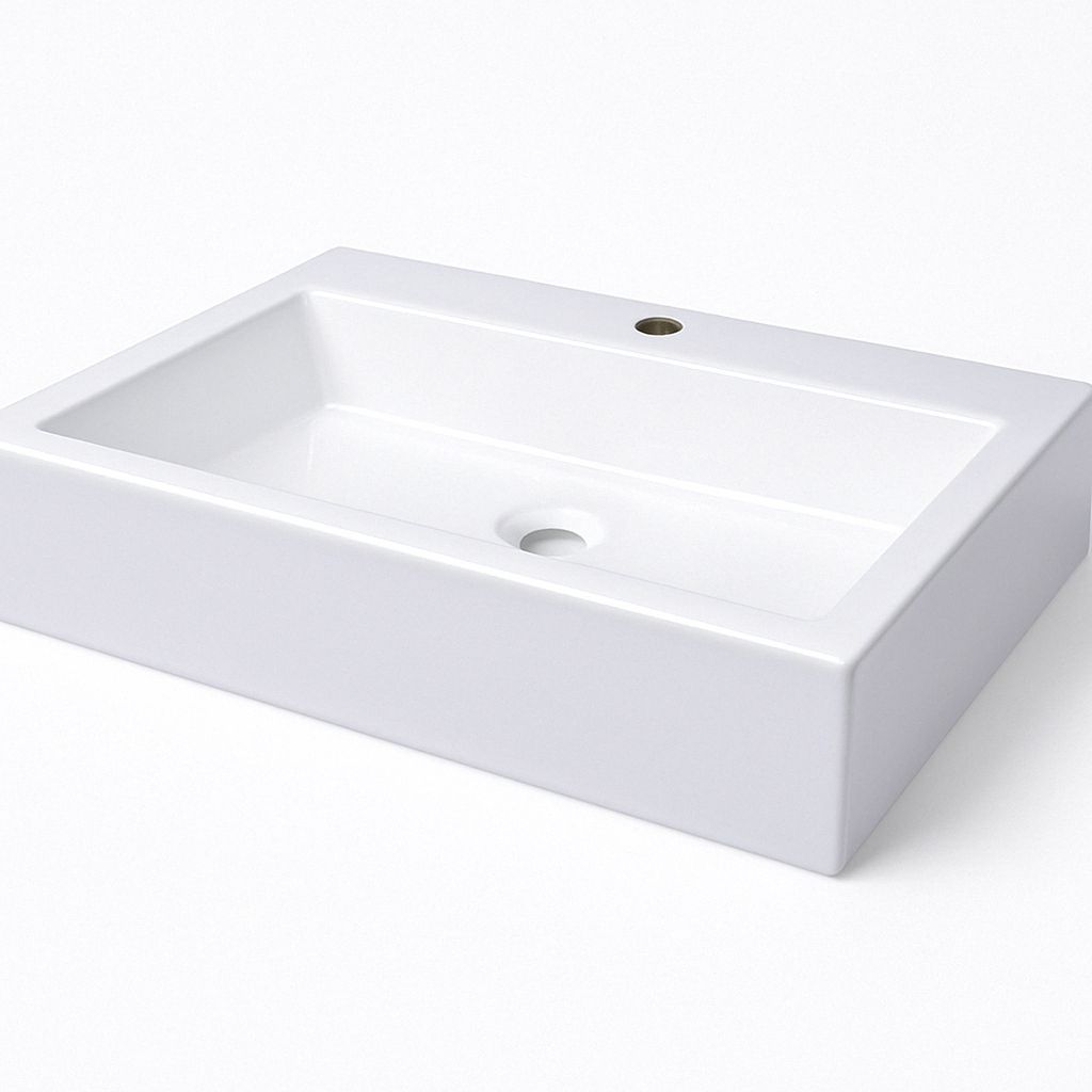 Vasque à poser Sinclair 64 cm en blanc