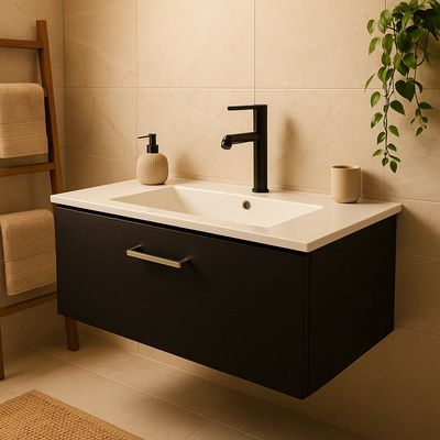 Bathroom Furniture Comete 96 cm with One Drawer (Without Basin)