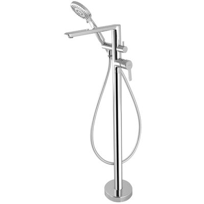 Mitigeur de bain / douche Deante Arnika pour montage au sol en chromé