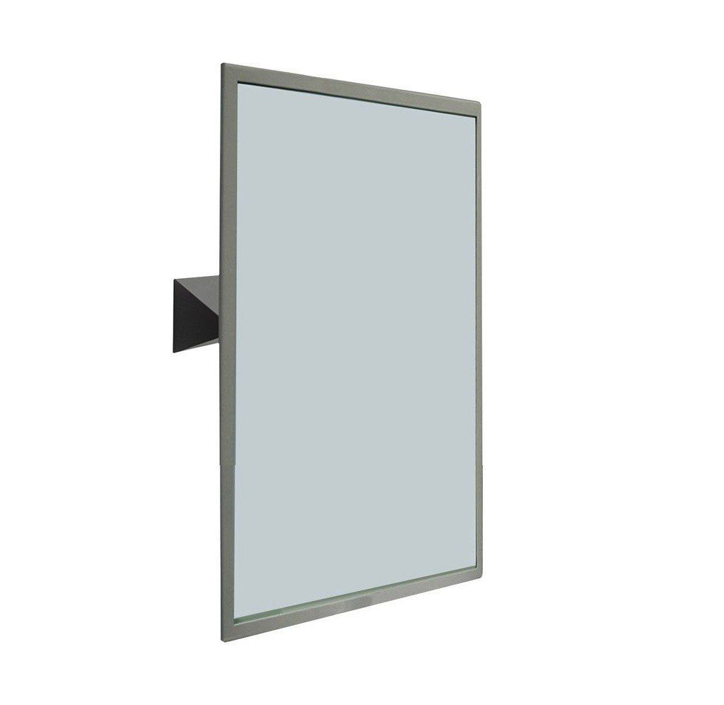 Nofer Adjustable Tilt Mirror in Satin Chrome