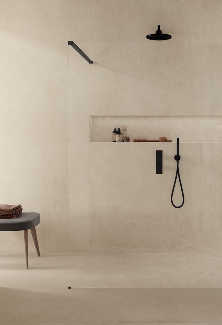 Grès cérame Tagina City Stone Avorio mat 60 x 120 cm, rectifié