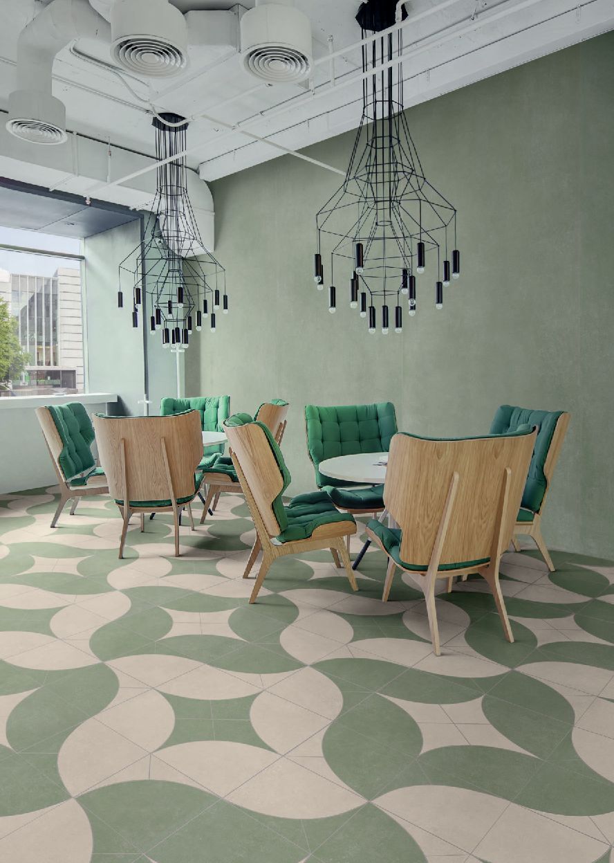 Grès cérame Tagina City Stone Salvia mat 60 x 120 cm, rectifié