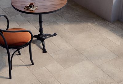 Grès cérame Tagina Pierre d’Avignon Gris mat 60 x 120 cm, rectifié