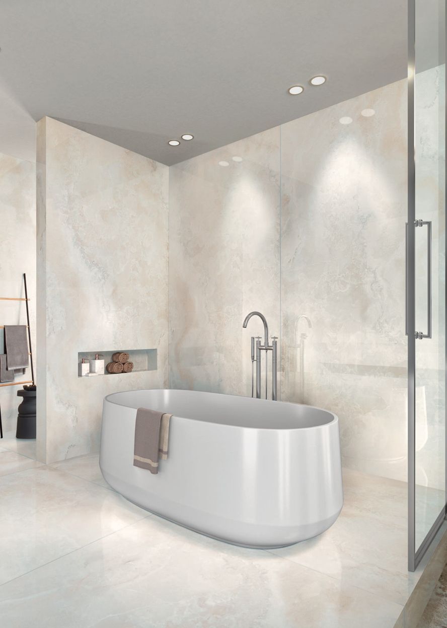 Grès cérame Onyx Diamond Bright poli 60 x 120 cm - Tagina — vue 3