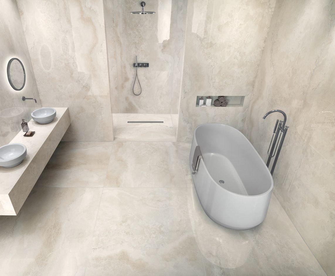Grès cérame Onyx Diamond Bright poli 60 x 120 cm - Tagina