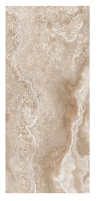 Grès cérame Tagina Onyx Diamond Champagne brillant 60 x 120 cm, rectifié