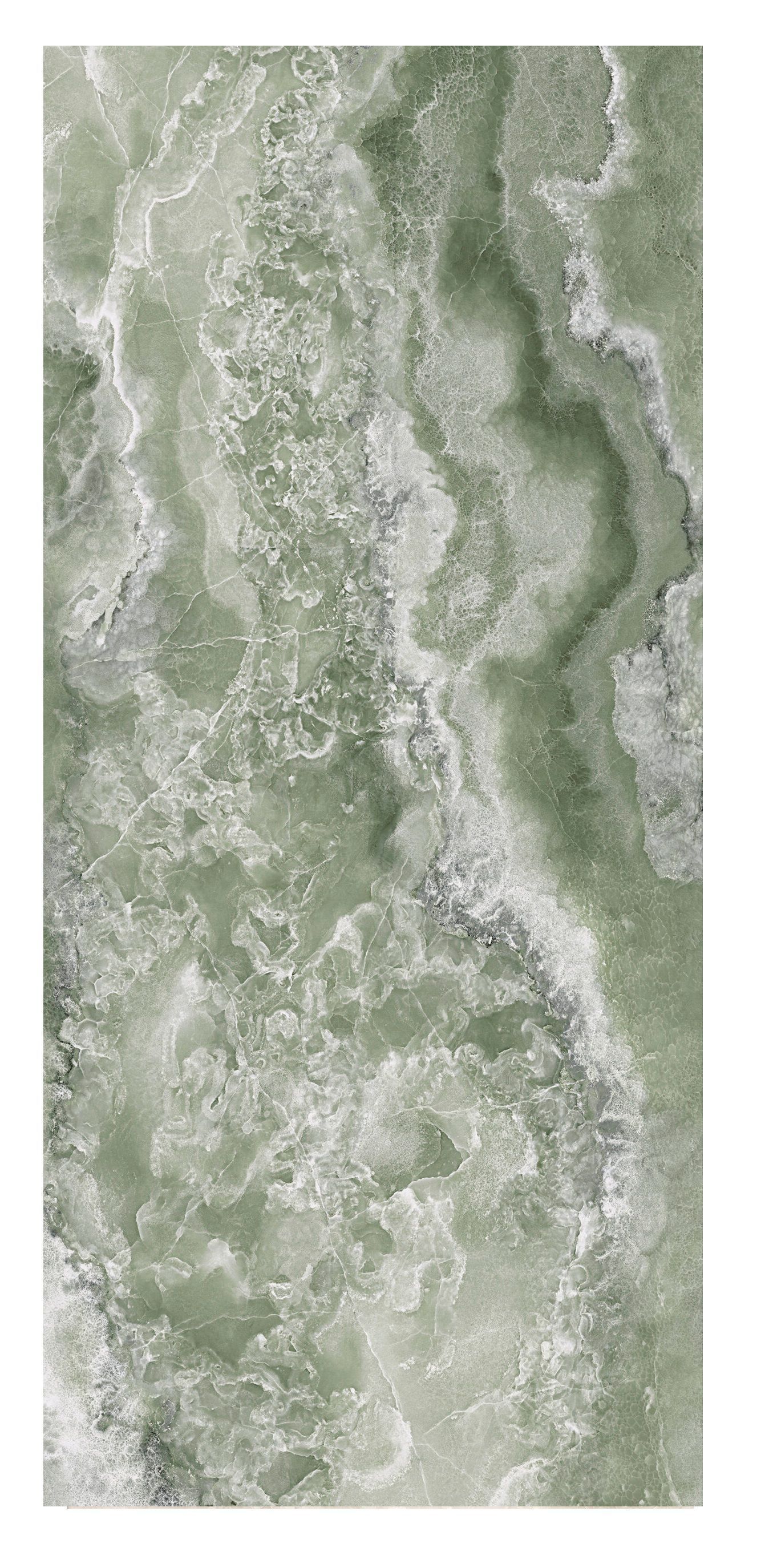 Grès cérame Tagina Onyx Diamond Emerald poli 60 x 120 cm, rectifié - vue 4