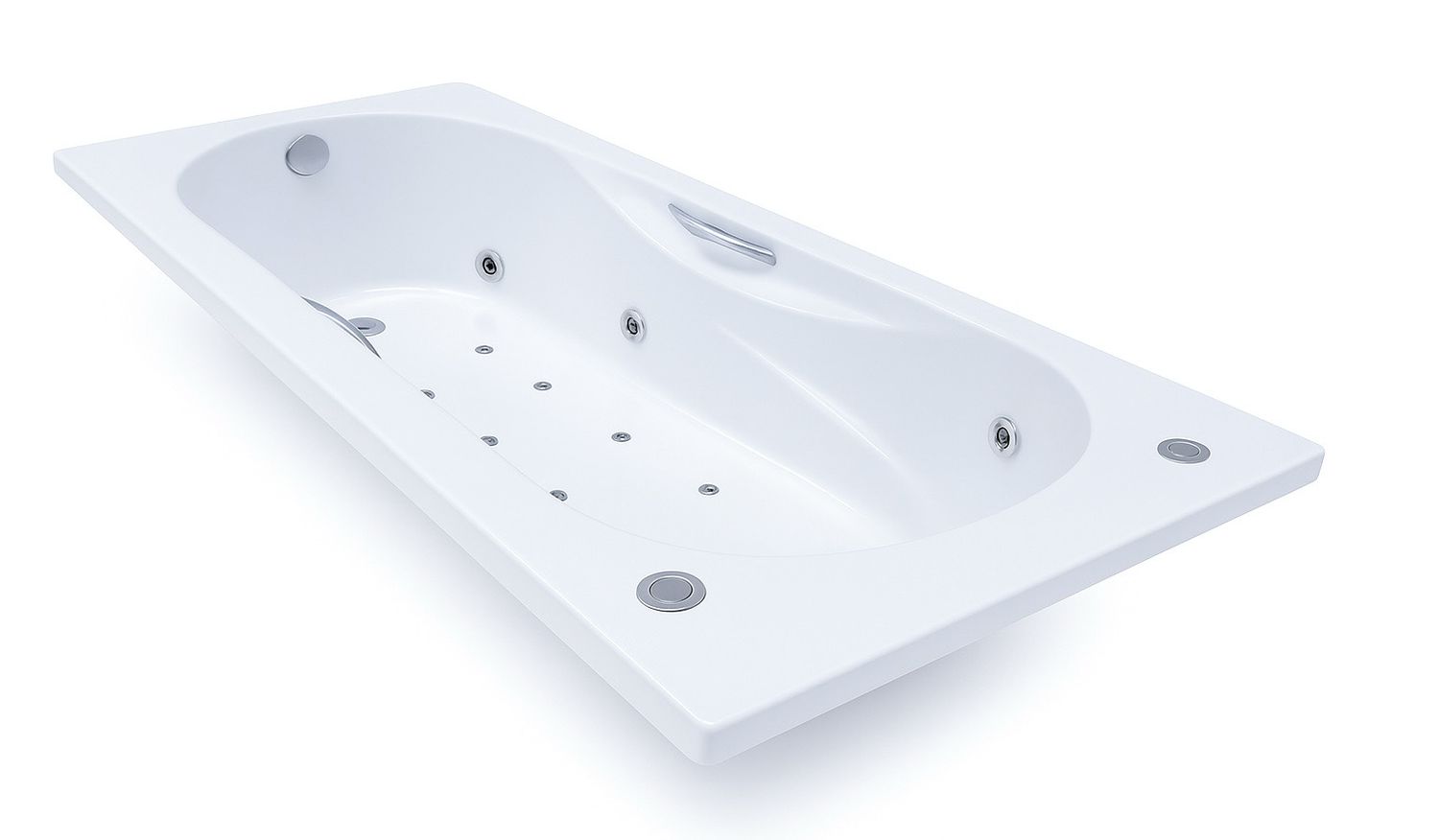 Baignoire Relax hydromassage mixte 170 x 75 cm