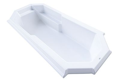 Bathtub Pasha 180 x 80 cm with integrated headrest
