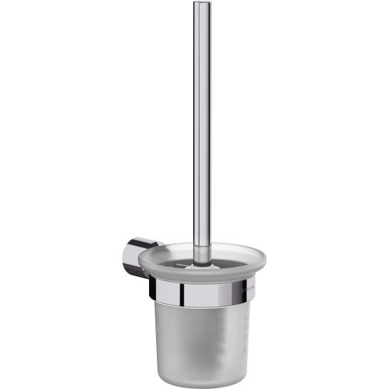 Wall-mounted Deante Arnika chrome toilet brush holder
