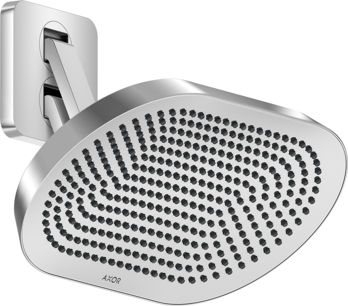 Douche de tête AXOR ShowerSphere 370 2 jets EcoSmart avec bras de douche orientable