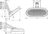 AXOR ShowerSphere Douche de tête 370/220 2jet EcoSmart avec bras de douche réglable