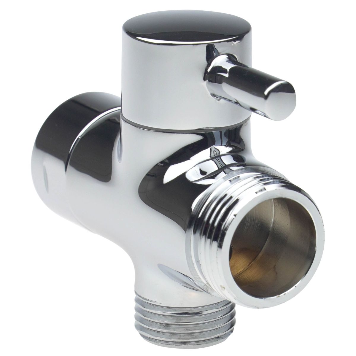 Commutateur pour colonnes de douche 2 fonctions Deante en chromé - vue 3