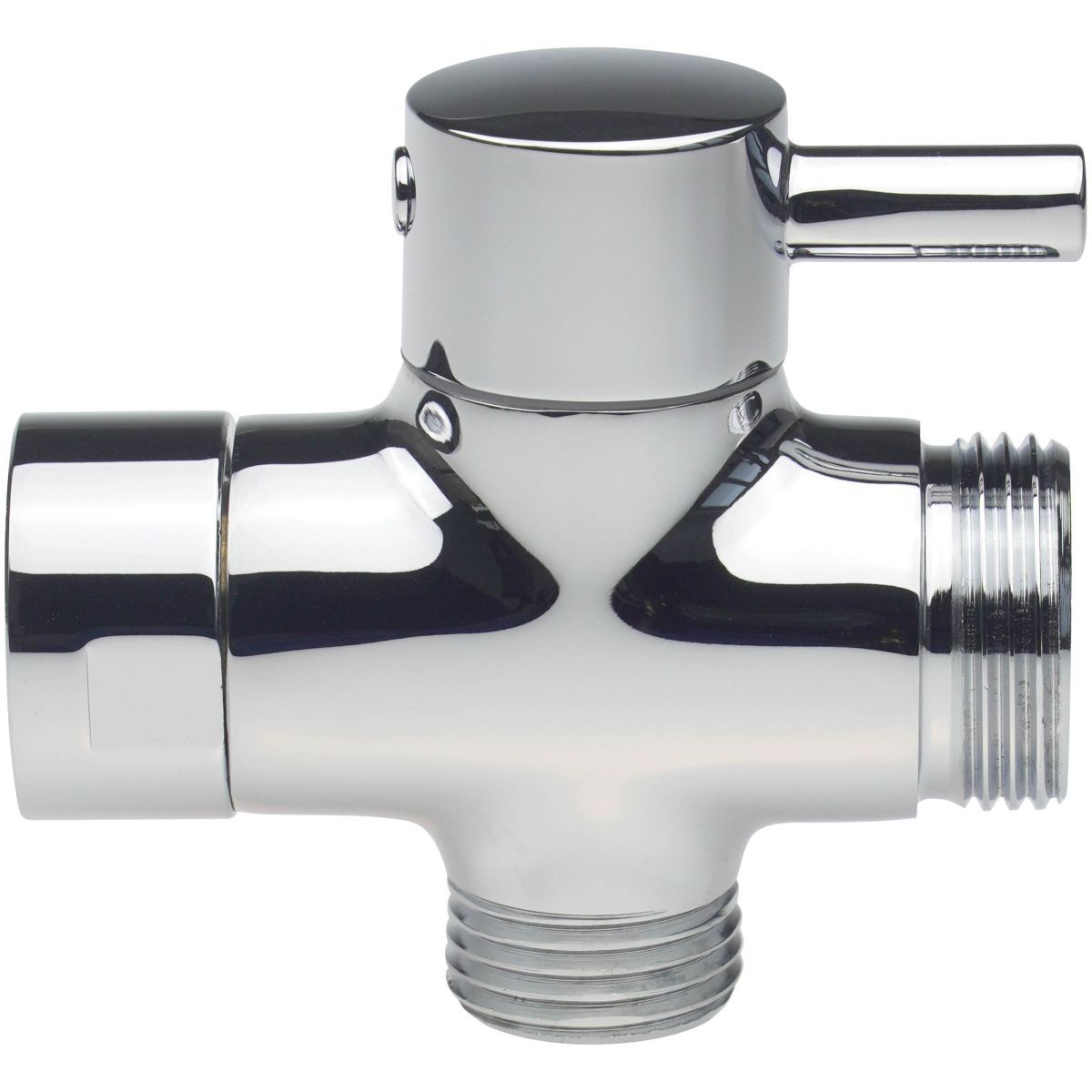 Commutateur pour colonnes de douche 2 fonctions Deante en chromé