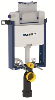 Bâti-support Geberit Combifix Omega 12 cm avec déclenchement par le haut (hauteur : 98 cm), pour montage dans parois maçonnées