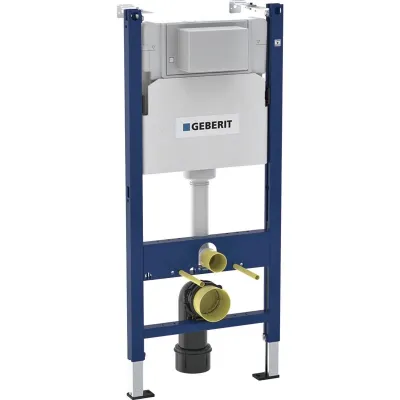 Bâti-support Geberit Duofix Alpha 12 cm Next 2.0 pour montage dans parois en plâtre