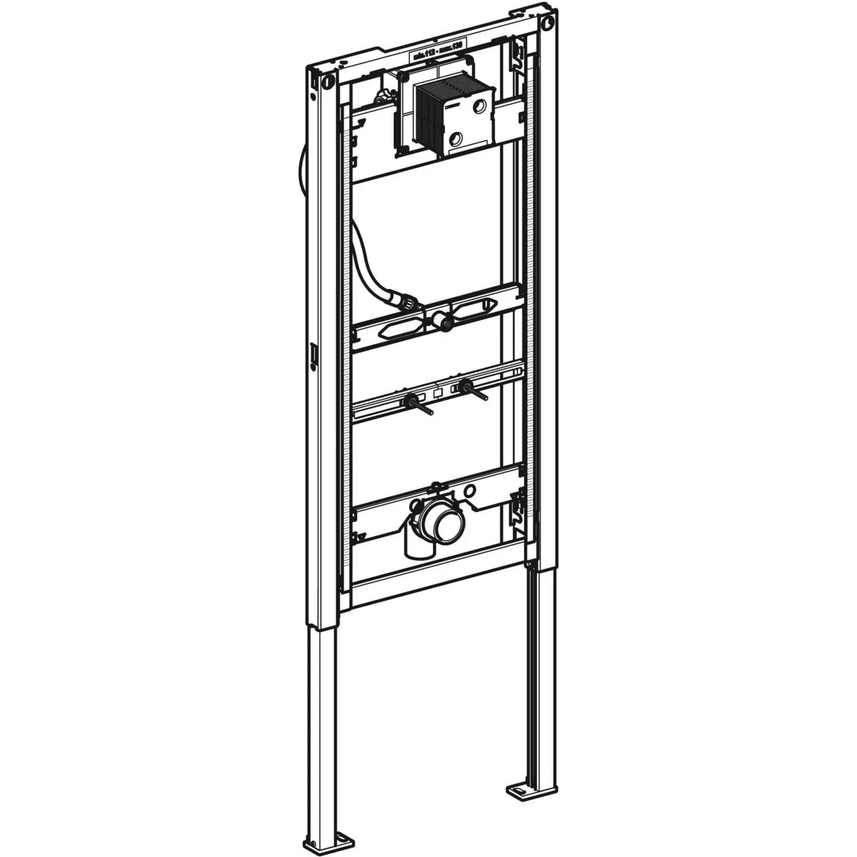 Bâti-support Geberit Duofix pour urinoir avec siphon intégré
