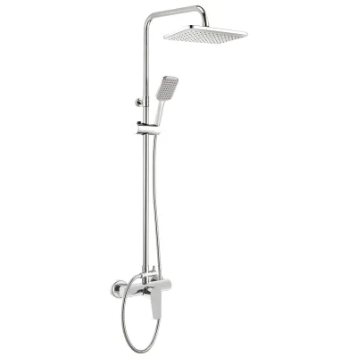 Colonne de douche Deante Tubo 286 avec mitigeur de douche en chromé