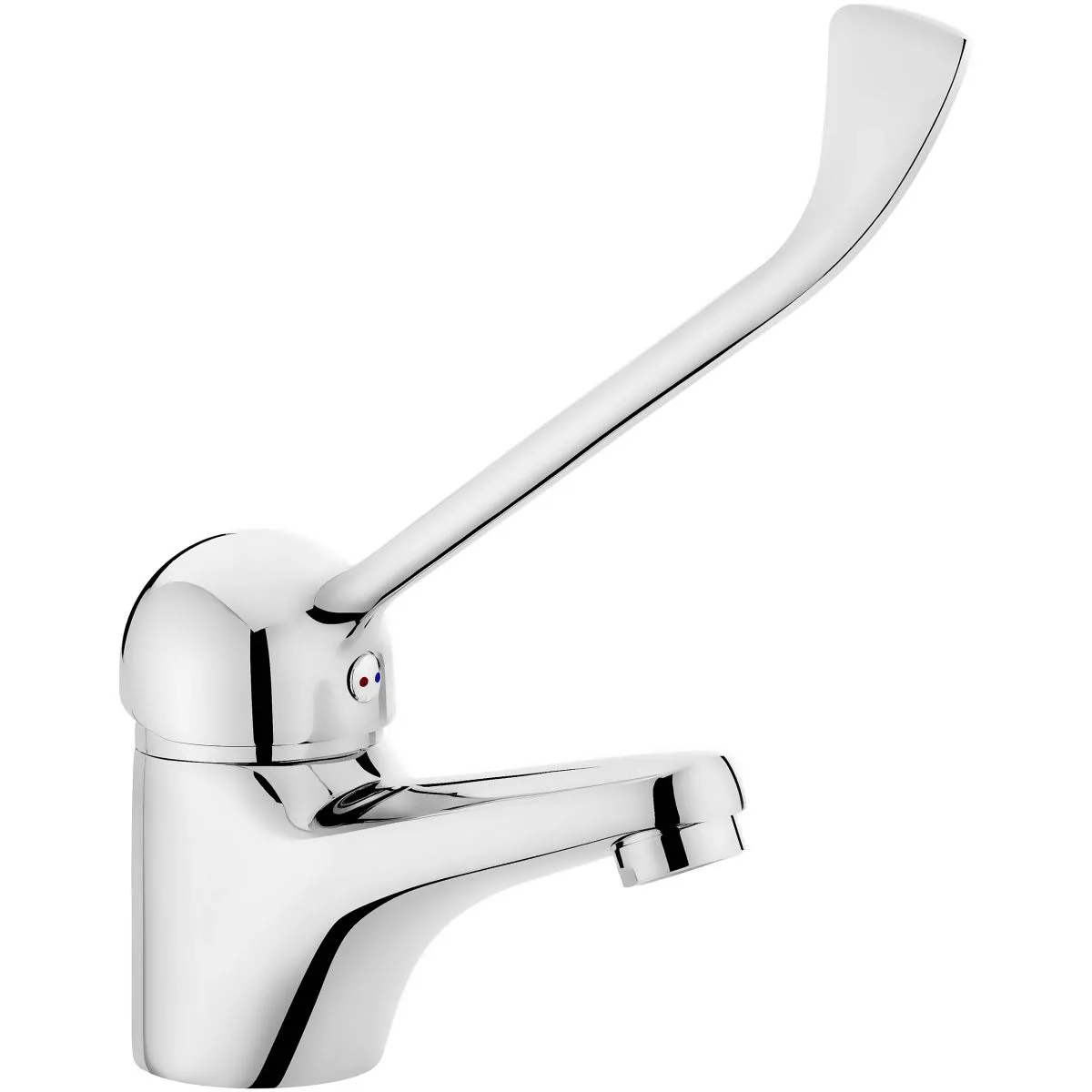 Mitigeur de lavabo Neo Joko 52 avec poignée clinique sans bonde en chromé