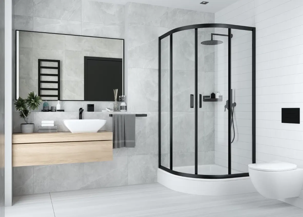 Porte-serviettes Deante Mokko 60 cm en noir mat — vue 3