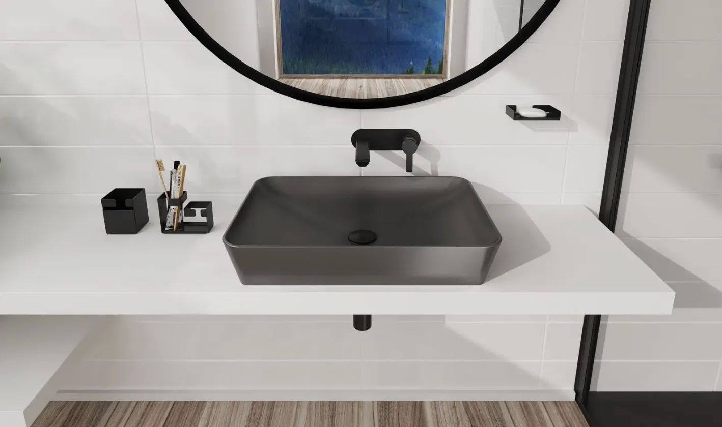 Porte-savon mural Deante Mokko en noir mat — vue 4