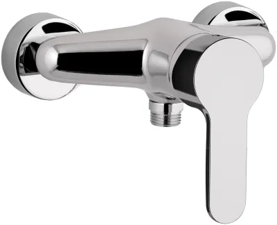 Mitigeur de douche avec levier frontal Remer Winner en laiton chromé