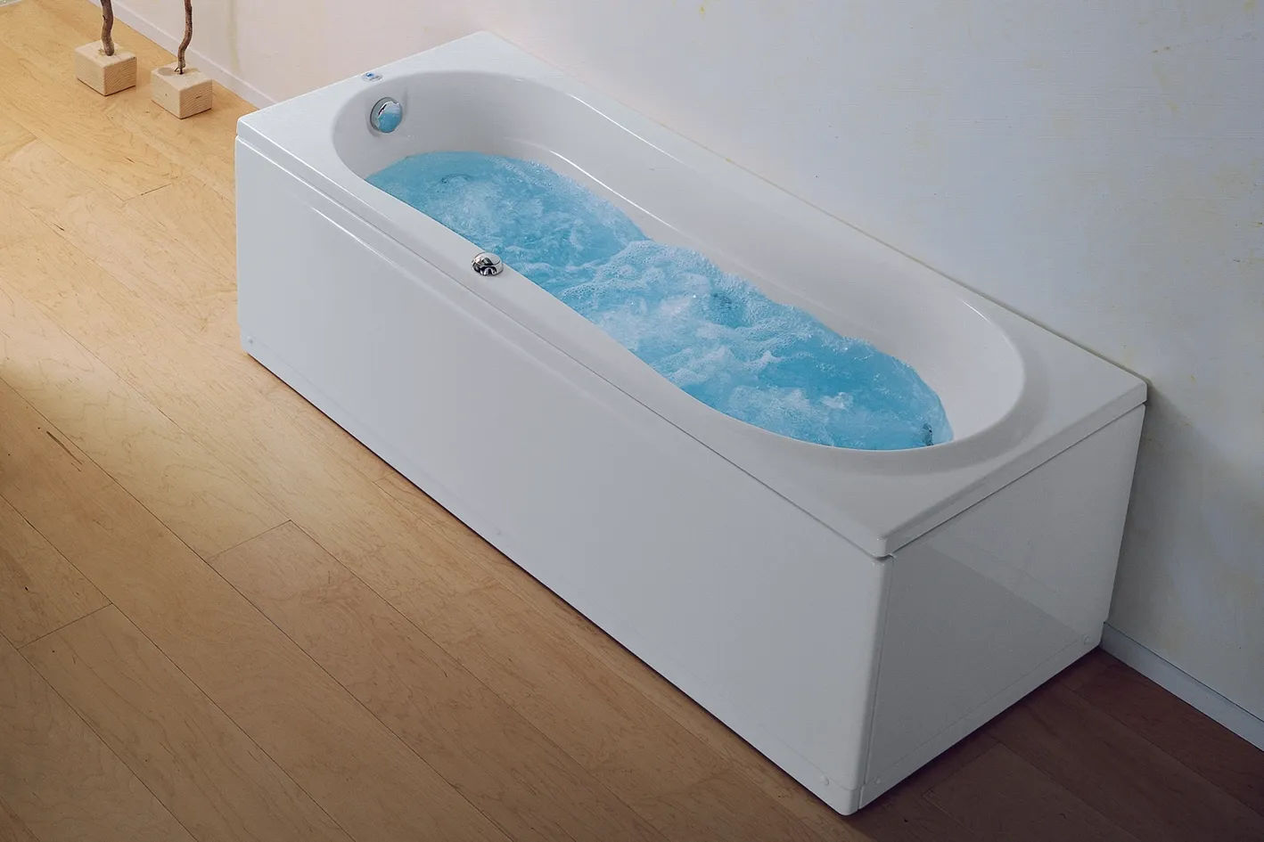 Baignoire rectangulaire Glass (sans tablier) - Série Thea 170 x 75 cm