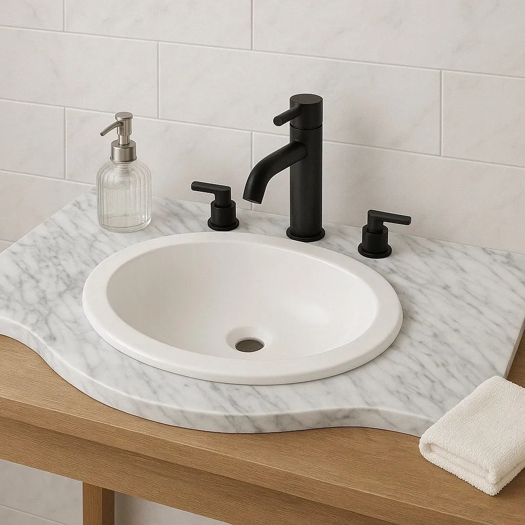 Plan Niagara 104 cm avec vasque encastrable Broadway