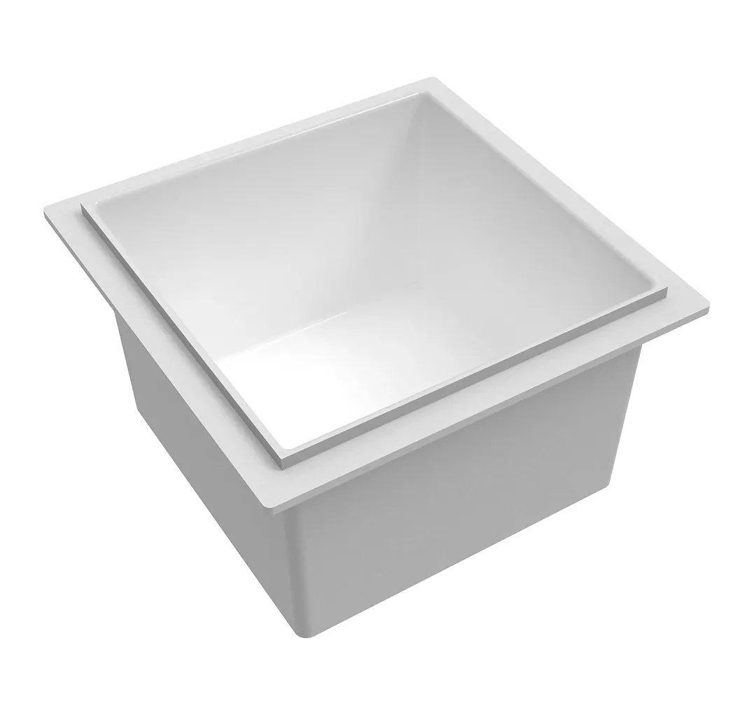 Presto Laboratory Tray 30 x 30 cm Acid-Resistant Without Overflow