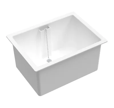 Presto Laboratory Sink 60 x 45 cm Anti-Acid with Overflow and Drain