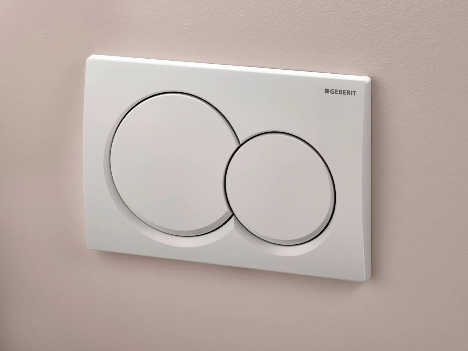 Alpha01 Flush Plate / White