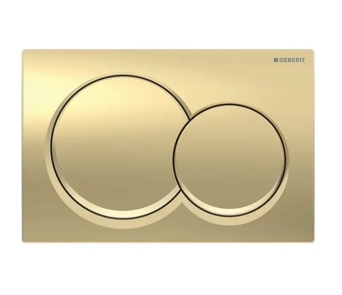 Alpha01 Round Flush Plate / Brushed Brass
