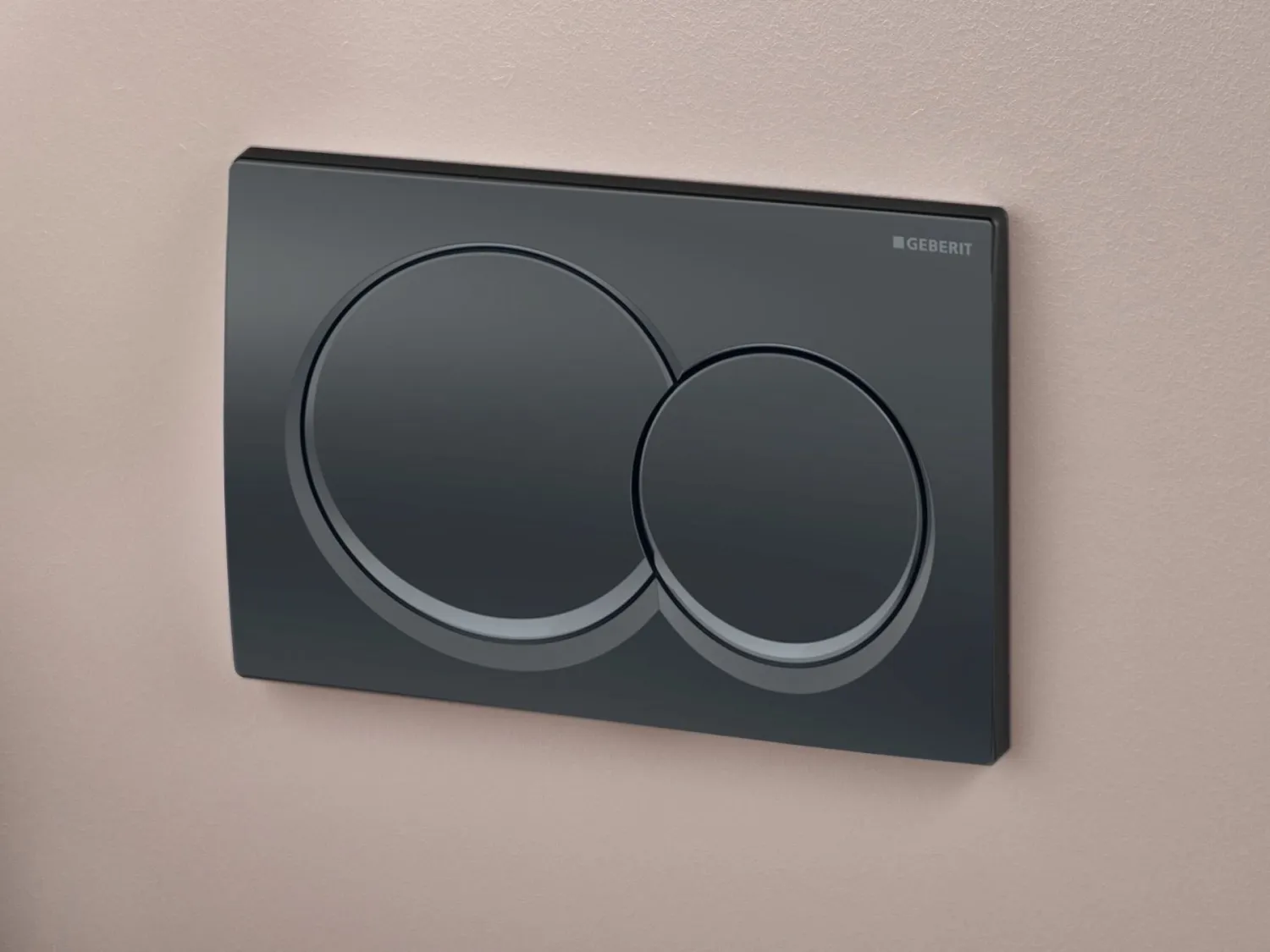 Flush plate Alpha01 / Shiny chrome