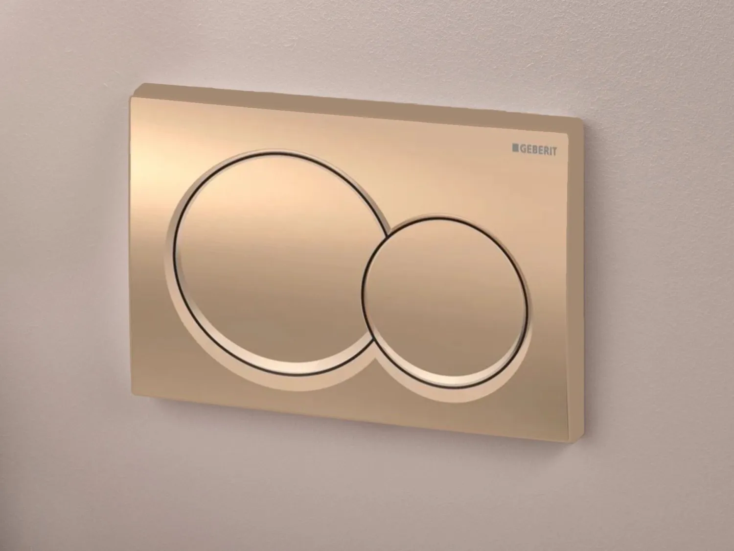 Flush plate Alpha01 / Shiny chrome