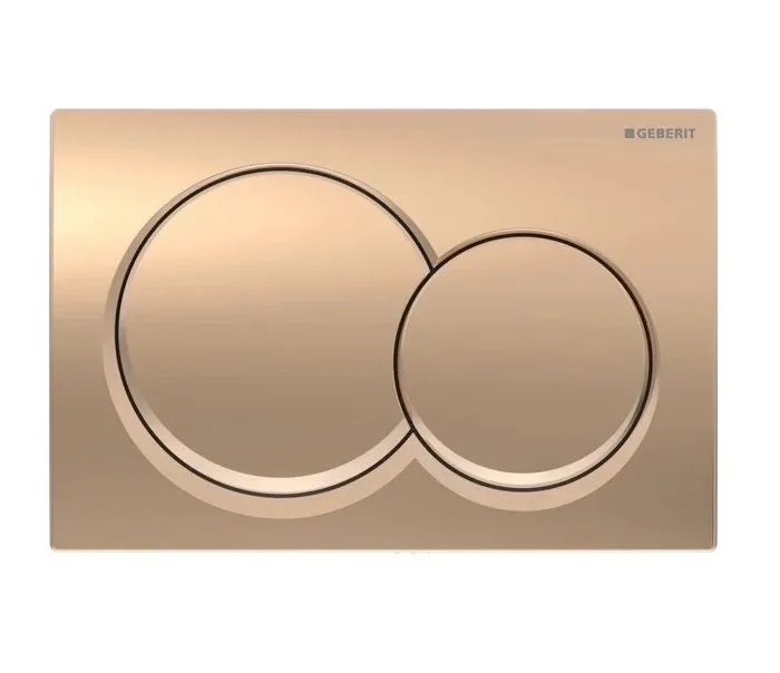 Alpha01 Round Flush Plate / Brushed Rose Gold