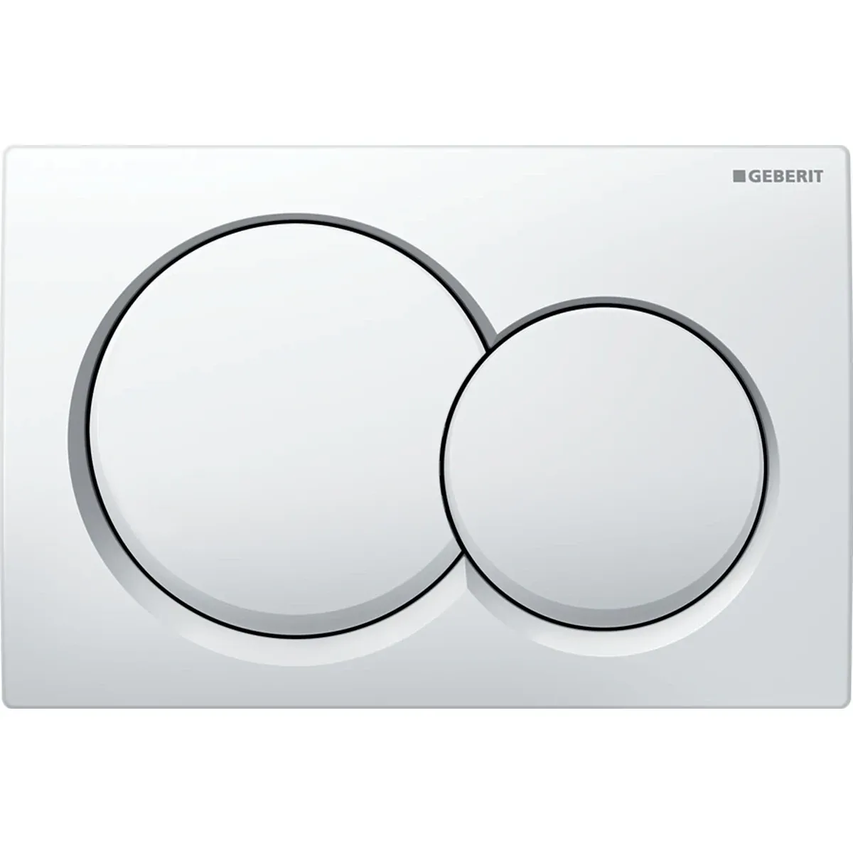 Alpha01 Round Flush Plate / White