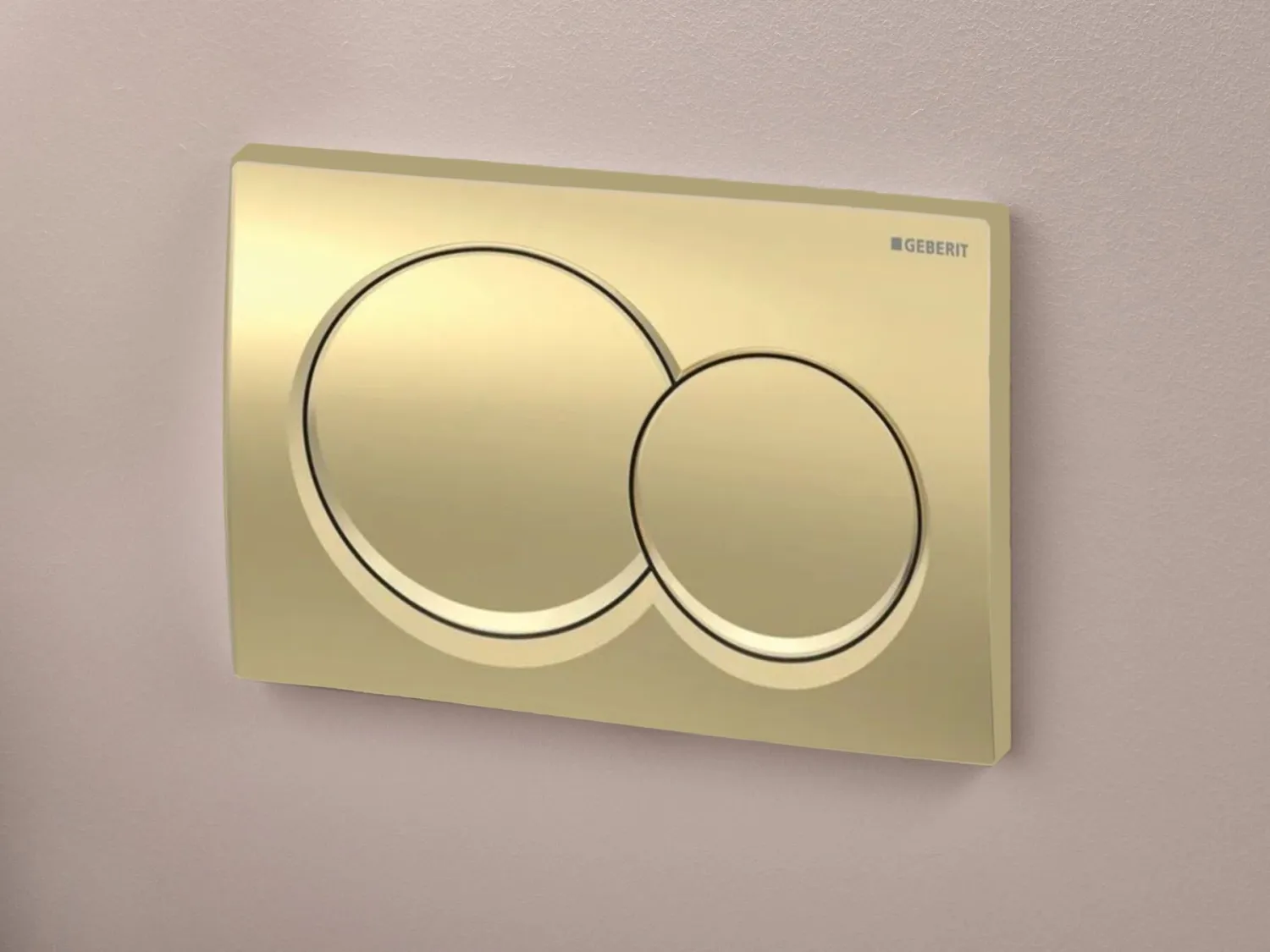 Flush plate Alpha01 / Shiny chrome