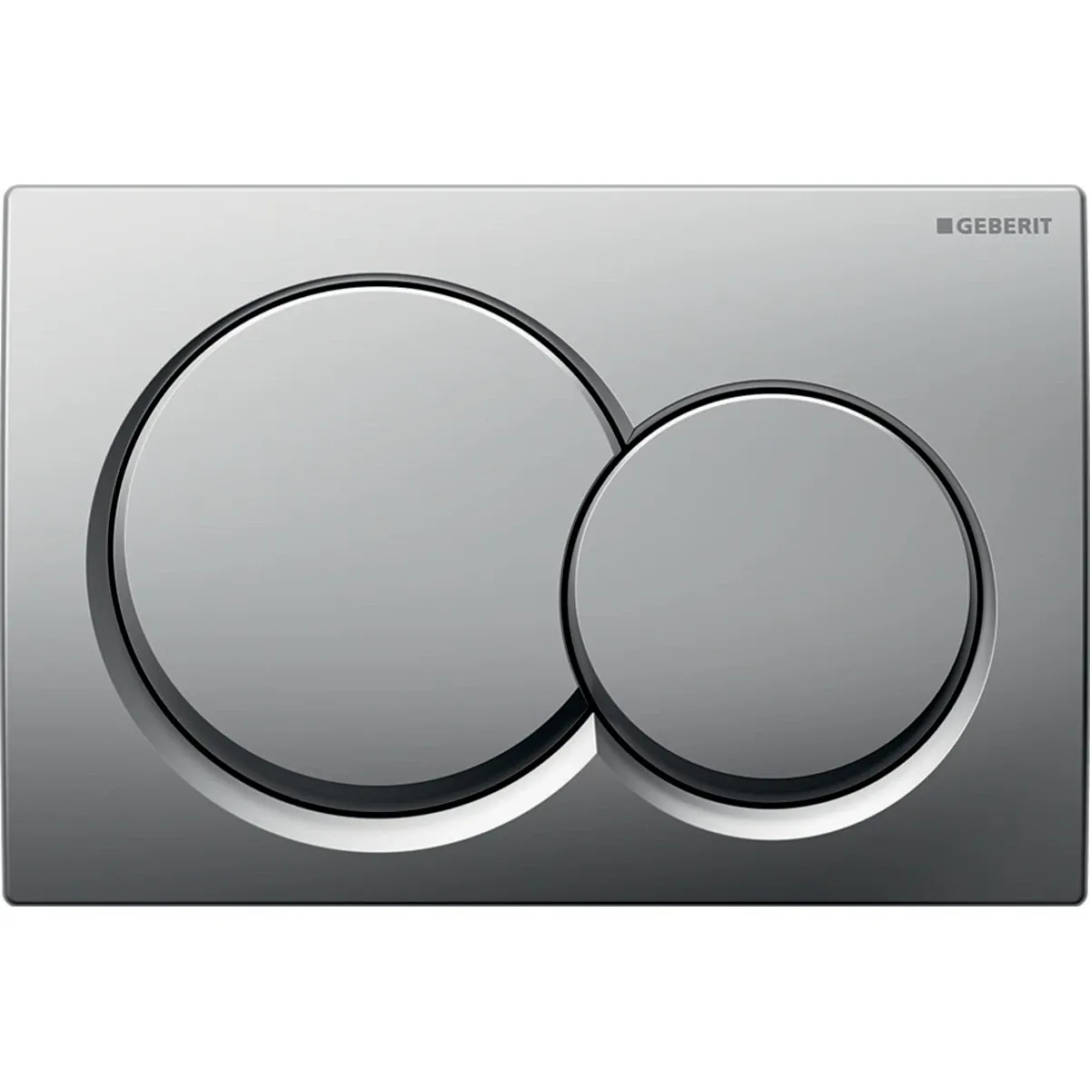 Alpha01 Round Flush Plate / Matte Chrome