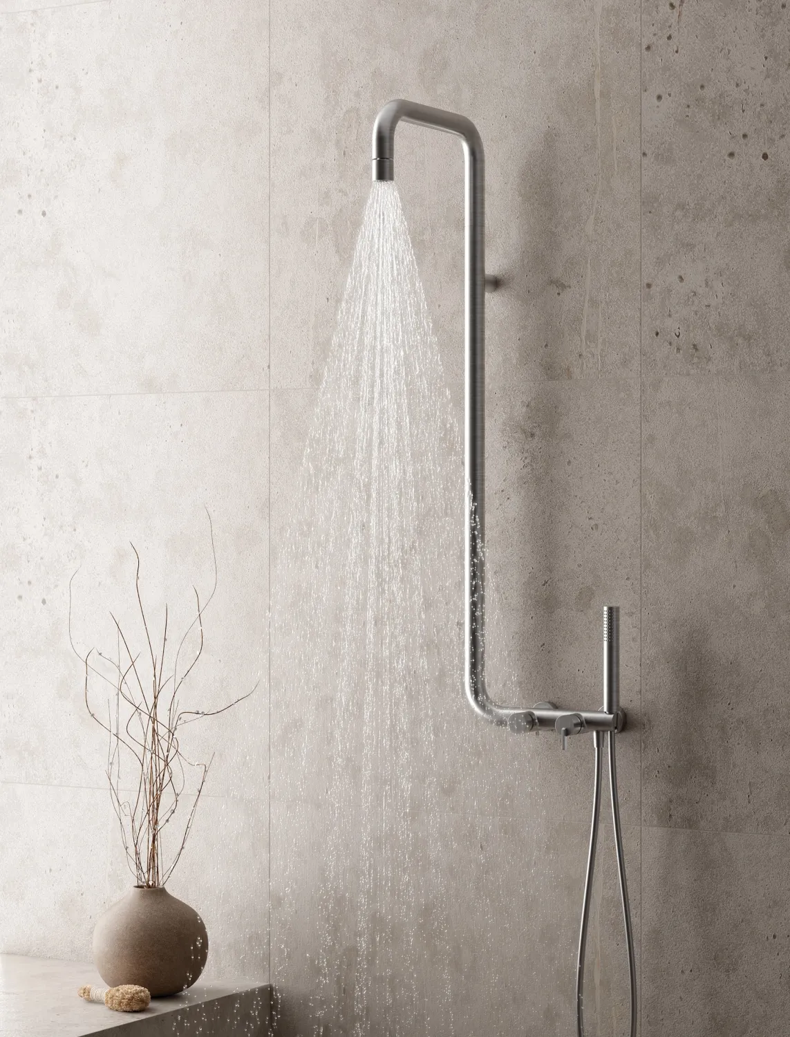 Fixed Shower Head Deante Silia in Chrome